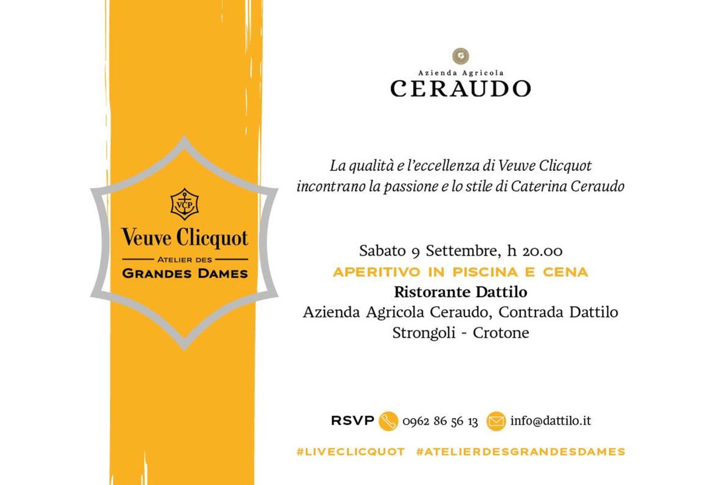 img large Evento Veuve Clicquot-Ristorante Dattilo